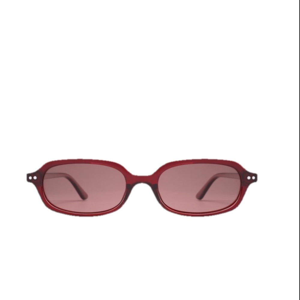 Retro Sunglasses Bordeaux Red Women’s OS.